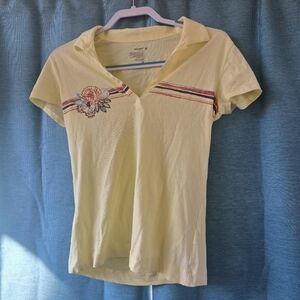 Old Navy Soft Yellow Cotton Tee